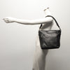 Leren Schoudertas Dames Lucca | Zwart