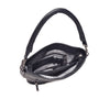 Leren Schoudertas Dames Lucca | Donkerblauw