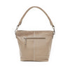 Leren Schoudertas Dames Lucca | Taupe