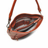 Leren Schoudertas Dames Lucca | Cognac