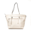 Leren Shopper Dames Amalfi | Wit