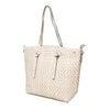 Leren Shopper Dames Amalfi | Wit