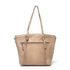 Leren Shopper Dames Amalfi | Taupe