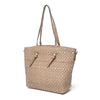 Leren Shopper Dames Amalfi | Taupe
