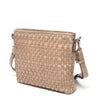 Leren Crossbody Dames Amalfi | Taupe