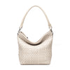 Leren Schoudertas Dames Amalfi | Wit