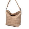 Leren Schoudertas Dames Amalfi | Taupe