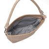 Leren Schoudertas Dames Amalfi | Taupe