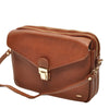 Leren Crossbody Dames Avignon | Cognac