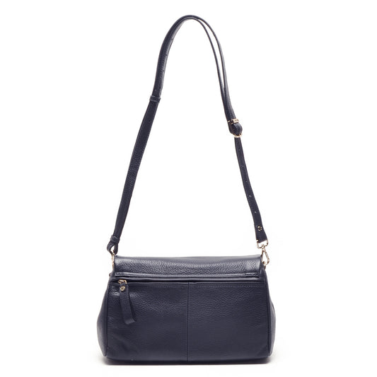 Leren Schoudertas Dames Avignon | Donkerblauw