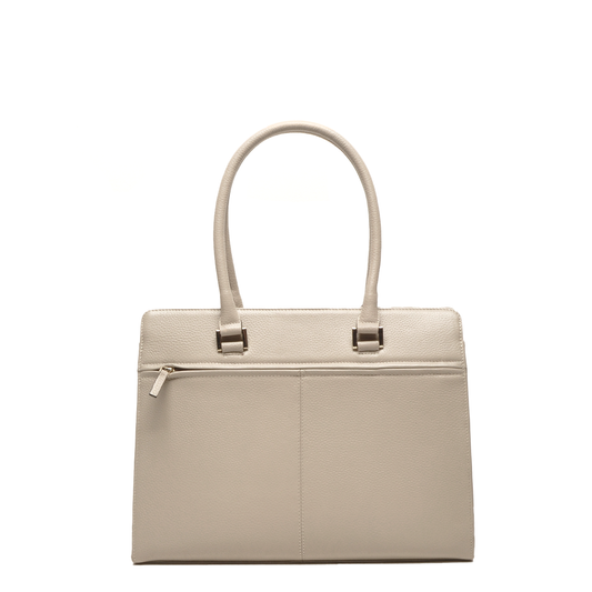 Leren Laptoptas 15.6 Inch Dames Avignon | Wit