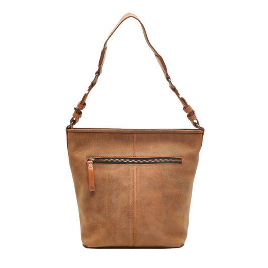 Leren Schoudertas Dames Barbarossa Femme | Bruin