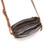 Leren Crossbody Dames Barbarossa Femme | Donkergroen