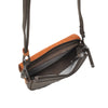 Leren Crossbody Dames Barbarossa Femme | Donkerbruin Cognac