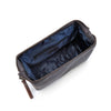 Leren toilettas | Donkerblauw