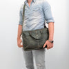 Leren Laptoptas 14 Inch Heren Barbarossa Business | Donkergroen
