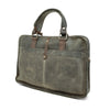 Leren Laptoptas 14 Inch Heren Barbarossa Business | Donkergroen