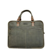 Leren Laptoptas 15.6 Inch Heren Barbarossa Business | Donkergroen