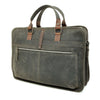 Leren Laptoptas 17 Inch Heren Barbarossa Business | Donkergroen