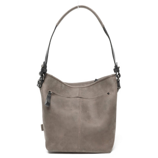 Leren Schoudertas Dames Bonneville | Donkerbruin
