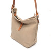 Leren Schoudertas Dames Bonneville | Taupe