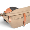 Leren Crossbody-tas Dames Bonneville | Taupe