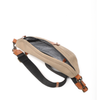 Leren Crossbody-tas Dames Bonneville | Taupe