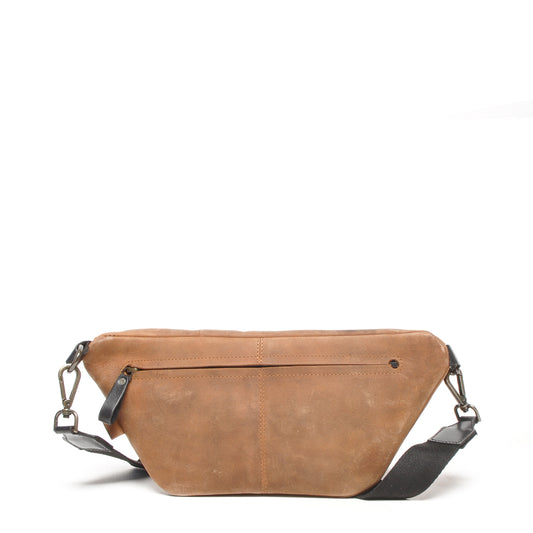 Leren Crossbody-tas Dames Bonneville | Bruin