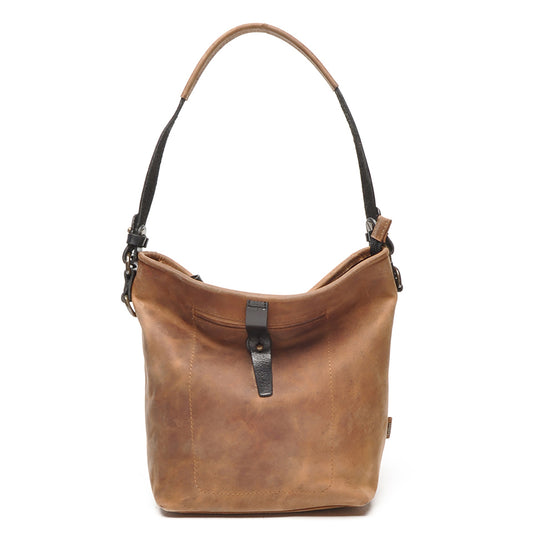 Leren Schoudertas Dames Bonneville | Bruin