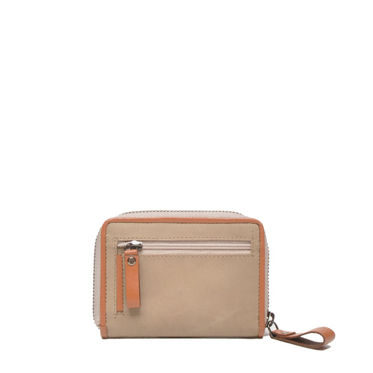 Leren Damesportemonnee Bonneville | Taupe