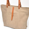 Leren Shopper Dames Bonneville | Taupe
