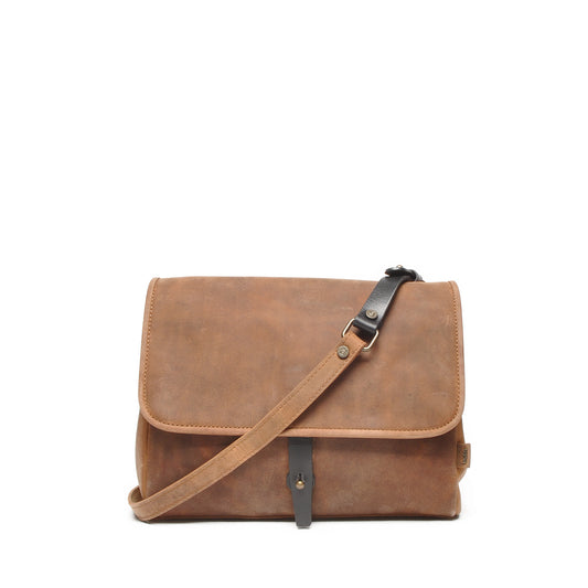 Leren Schoudertas Dames Bonneville | Bruin