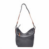 Leren Schoudertas Dames Elba | Donkerblauw