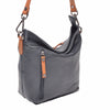 Leren Schoudertas Dames Elba | Donkerblauw
