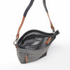 Leren Schoudertas Dames Elba | Donkerblauw
