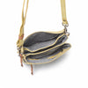 Leren Crossbody Dames Elba | Geel