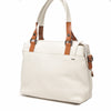 Leren Handtas Dames Elba | Wit