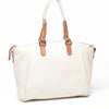 Leren Handtas Dames Elba | Wit