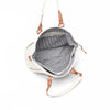 Leren Handtas Dames Elba | Wit