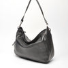 Leren Hobo Tas Dames Elba | Zwart