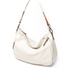 Leren Hobo Tas Dames Elba | Wit