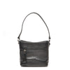 Leren Mini Schoudertas Dames | Zwart