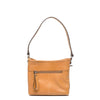 Leren Mini Schoudertas Dames | Cognac