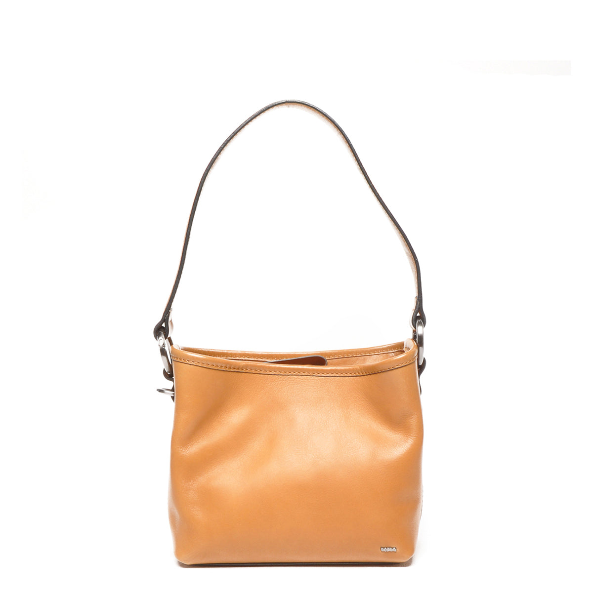 leren-mini-schoudertas-dames-cognac