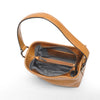 Leren Mini Schoudertas Dames | Cognac