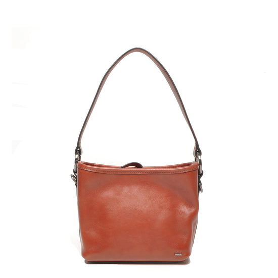 leren-mini-schoudertas-dames-donkercognac