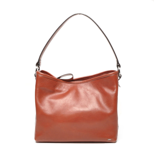 leren-schoudertas-dames-icon-donker-cognac