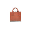 Leren MINI Crossbody-tas Dames | Donker cognac