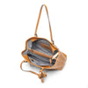 Leren Schoudertas Dames Icon | Cognac