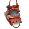 Leren Rugzak Dames Icon | Donker Cognac
